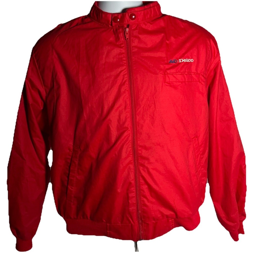 AC Delco Racing‎ Vintage 70s Windbreaker Jacket Size Medium Horizon Sportswear
